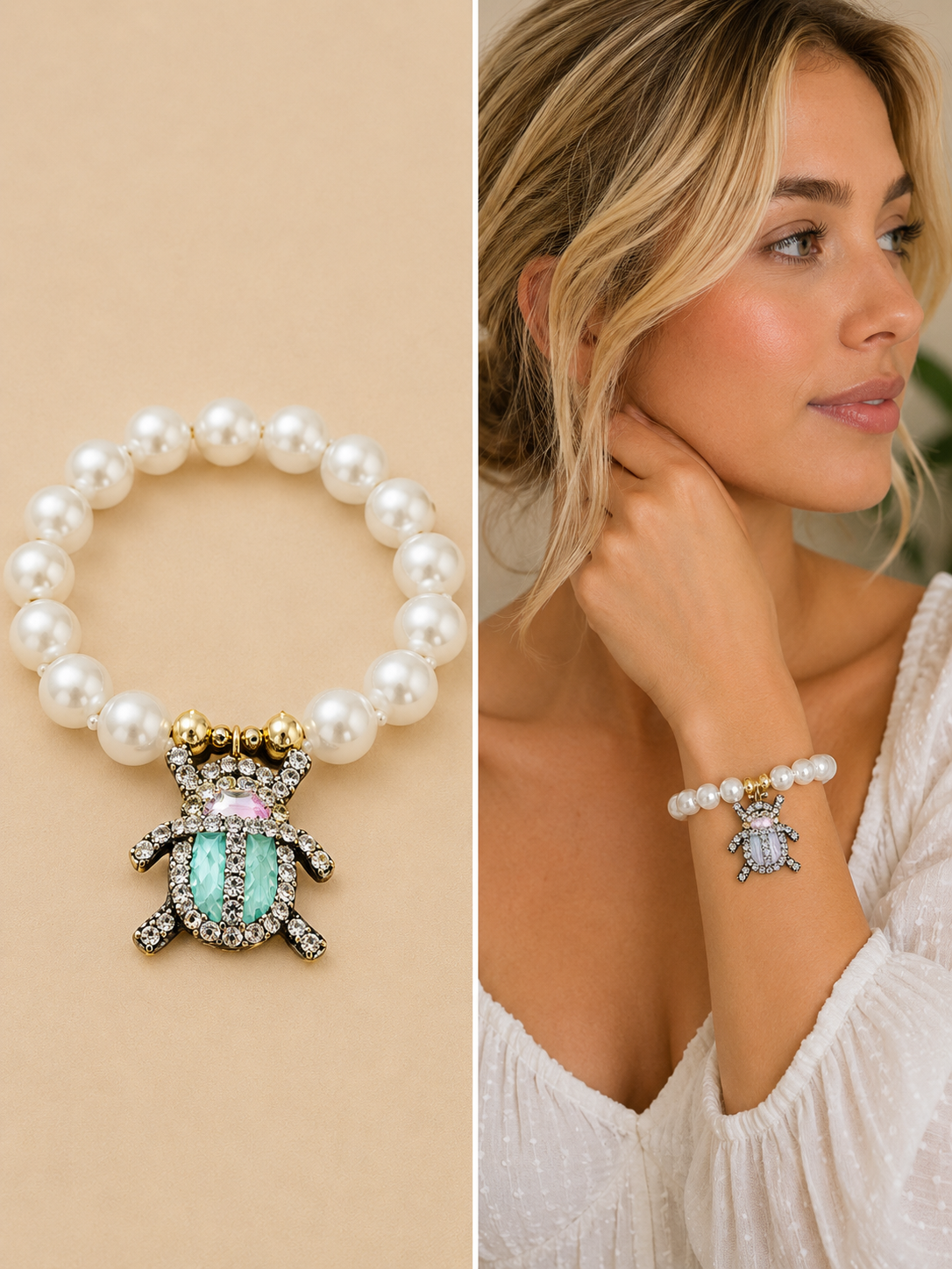 Faux Pearl Bracelet