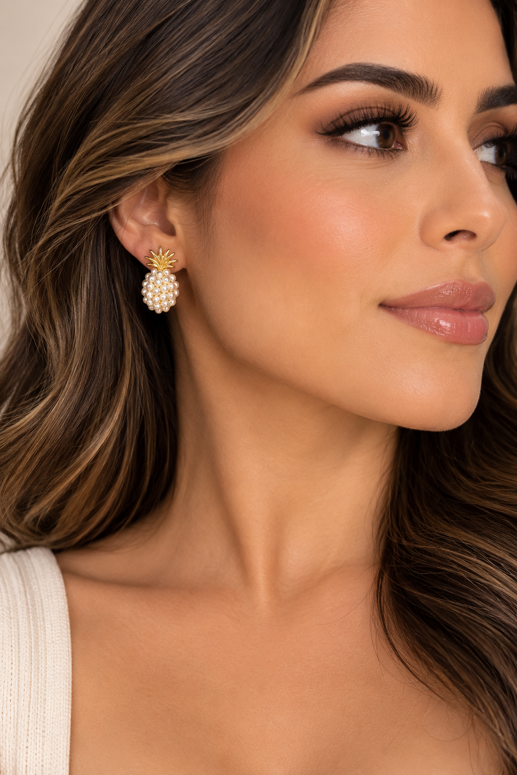 Pineapple Stud Earrings