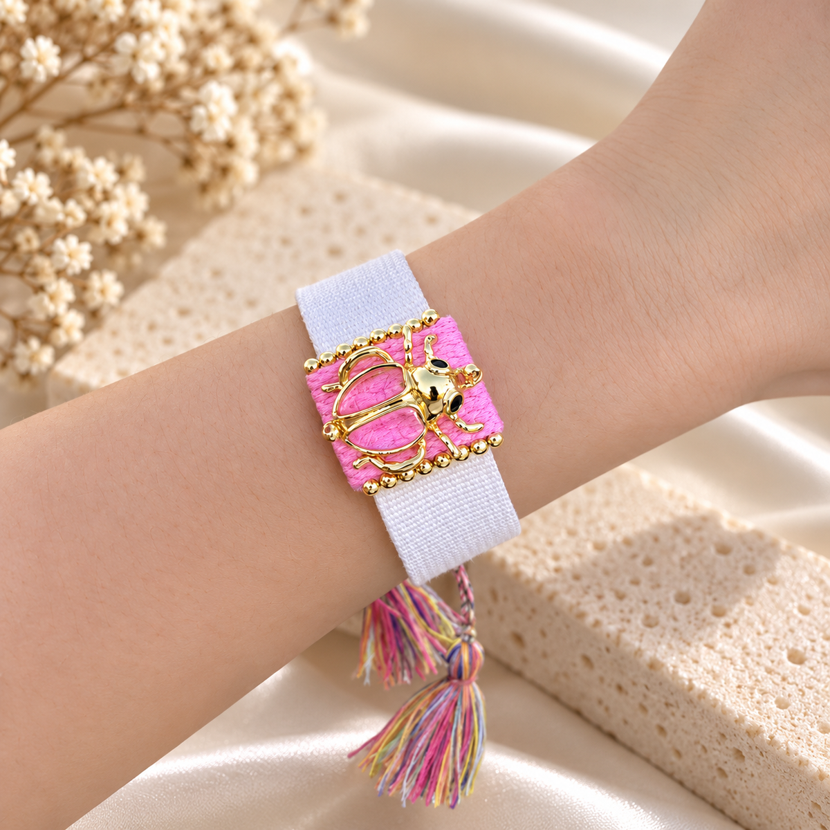 Handmade Retro Insect Drawstring Bracelets
