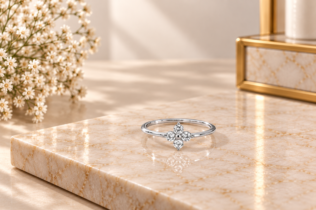 1 PC Luxury Sparkling Ring