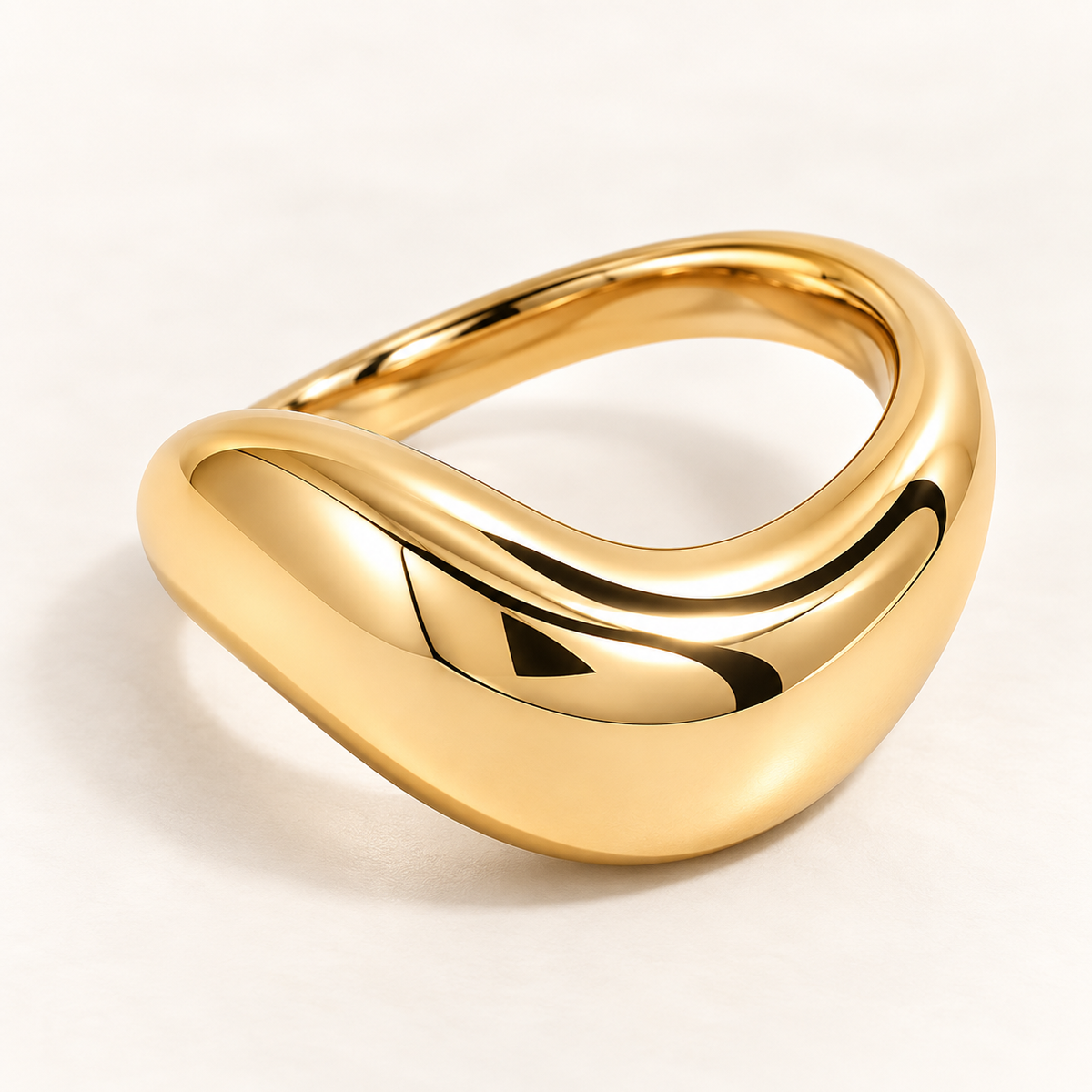 18K Gold Plated Unique Designer Ring