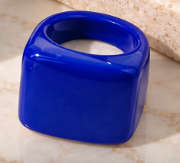 Chunky Rectangular Resin Ring