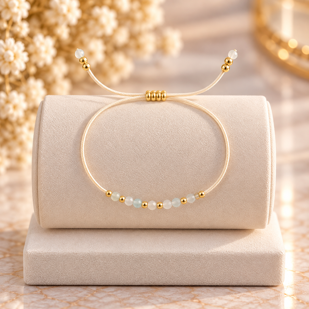 Modern Geometric Crystal Bracelet