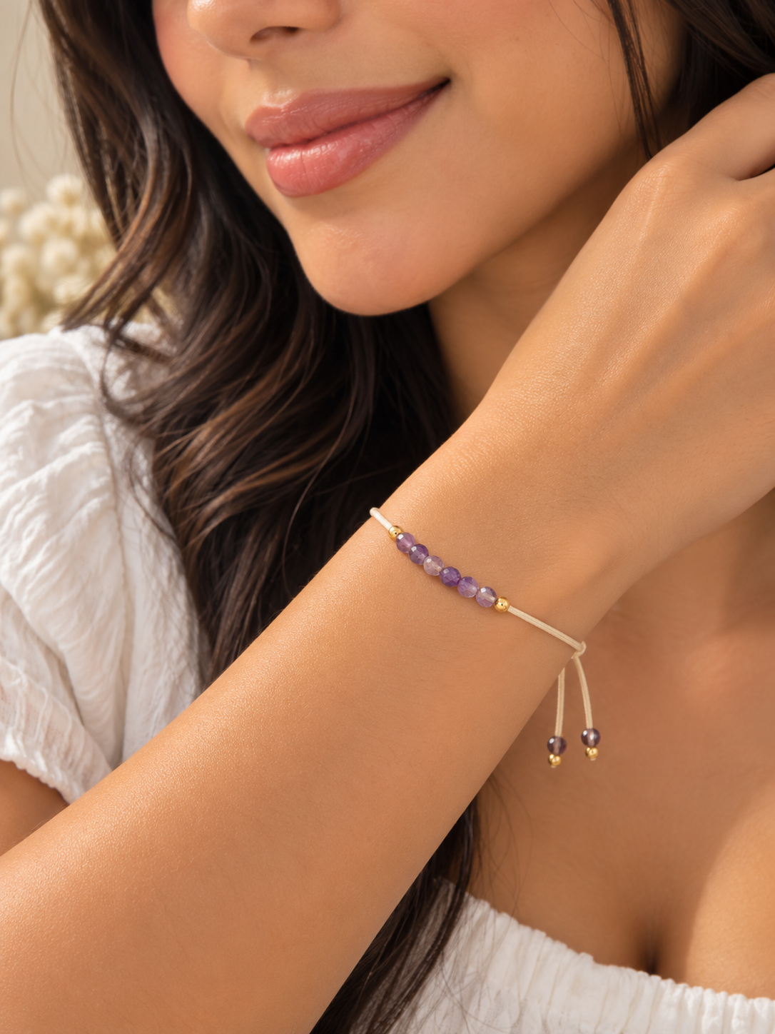 Modern Geometric Crystal Bracelet