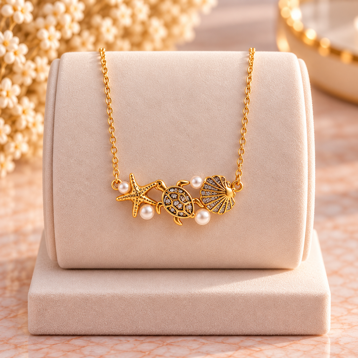 Gold-Plated Stainless Steel Necklace