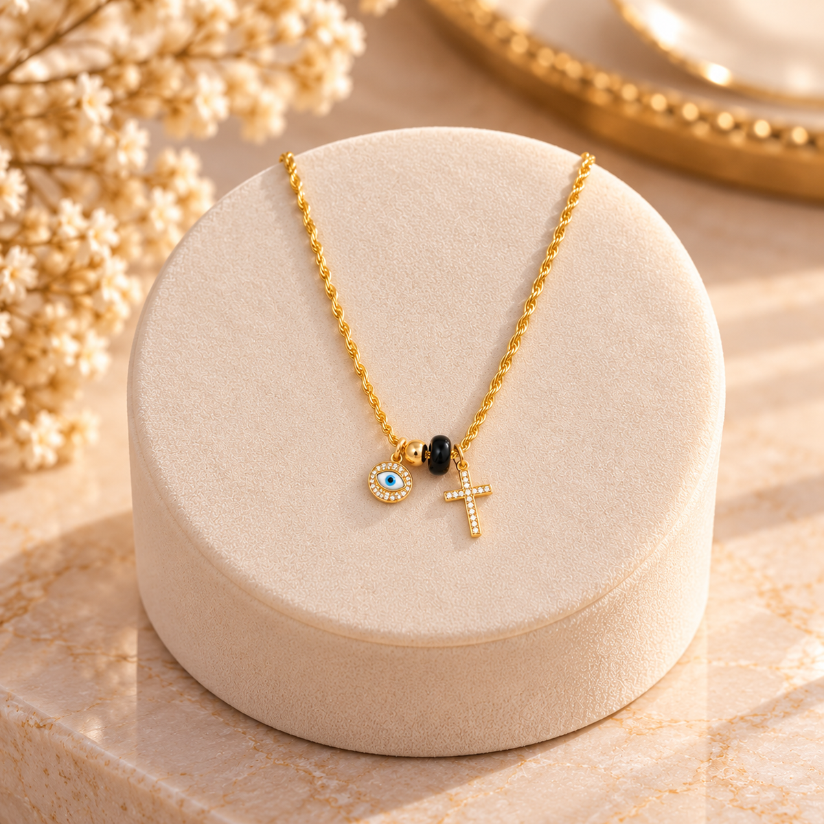 The Protective Charms Cord Necklace