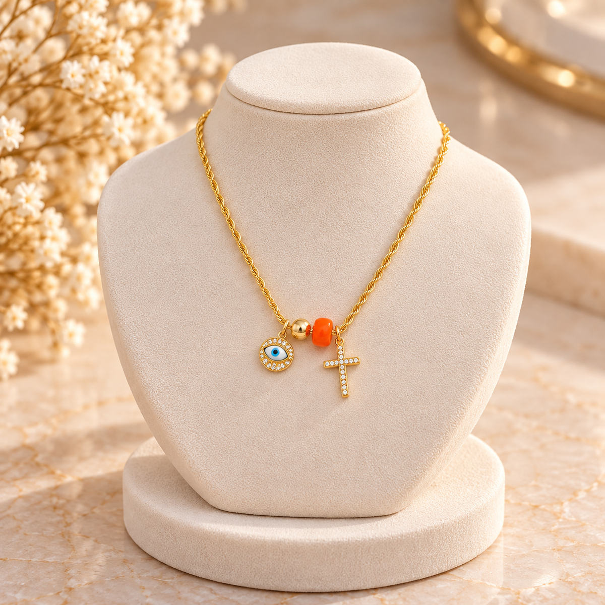 The Protective Charms Cord Necklace
