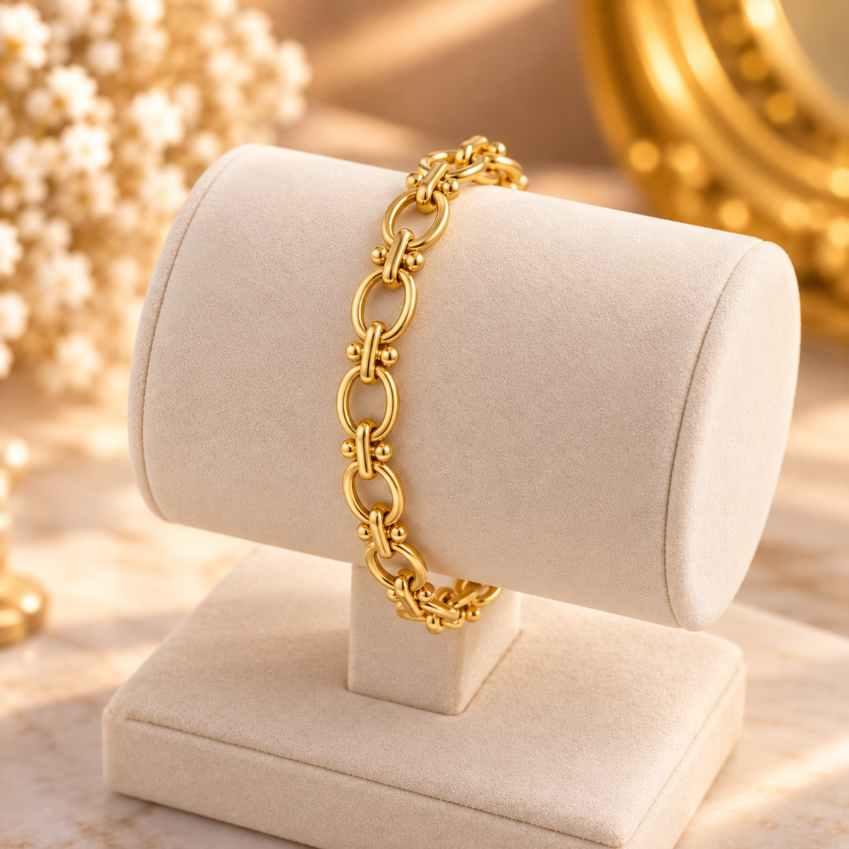 Gold-Plated 304 Stainless Steel Stainless Steel Necklace