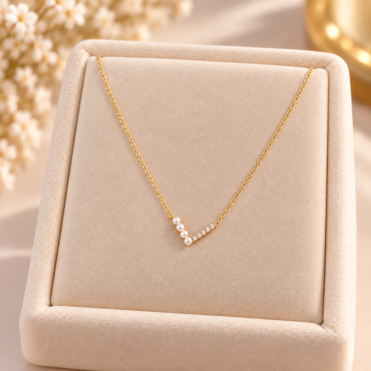 Gold-Plated 925 Sterling Silver Necklace