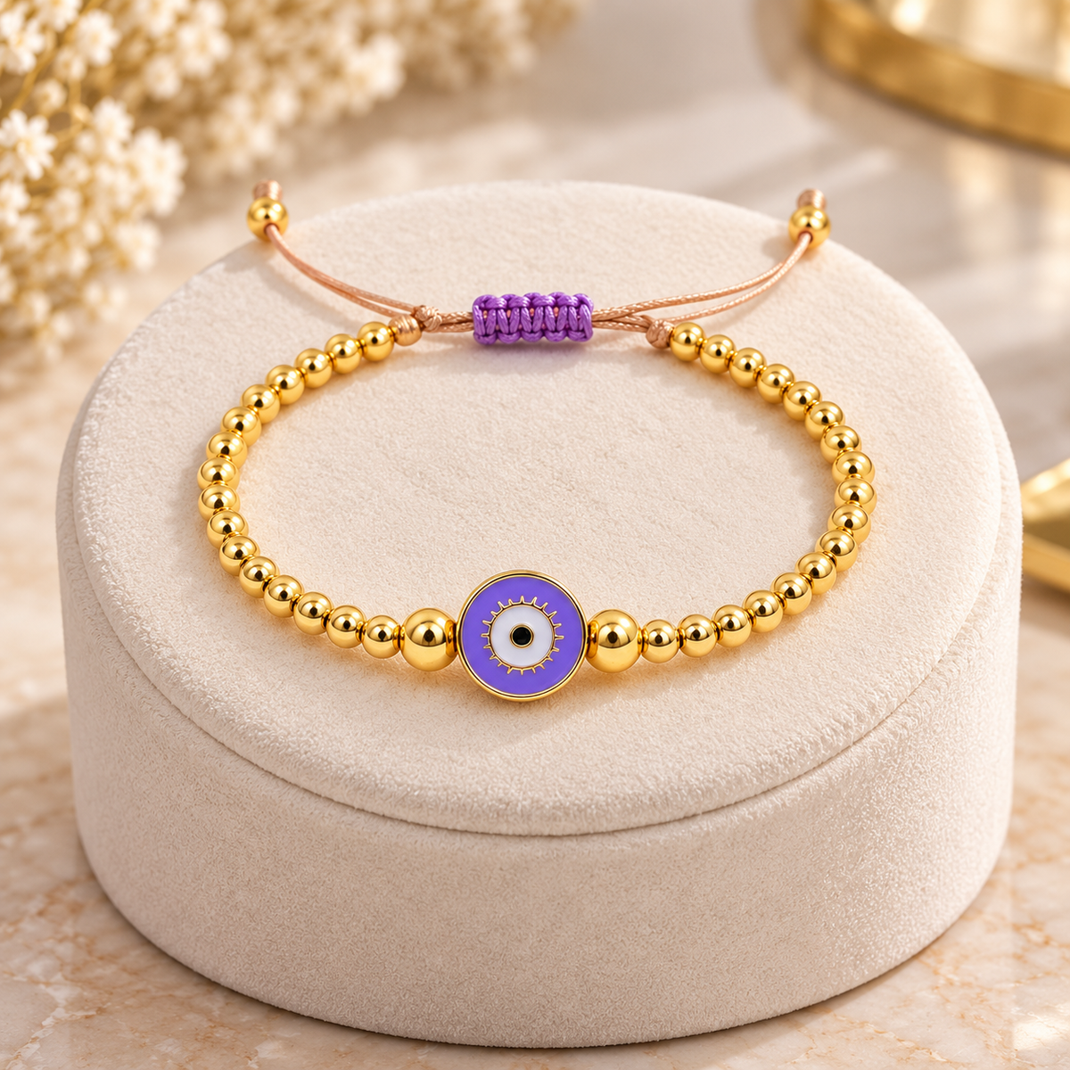 Vintage Evil Eye Eye Copper Bracelet