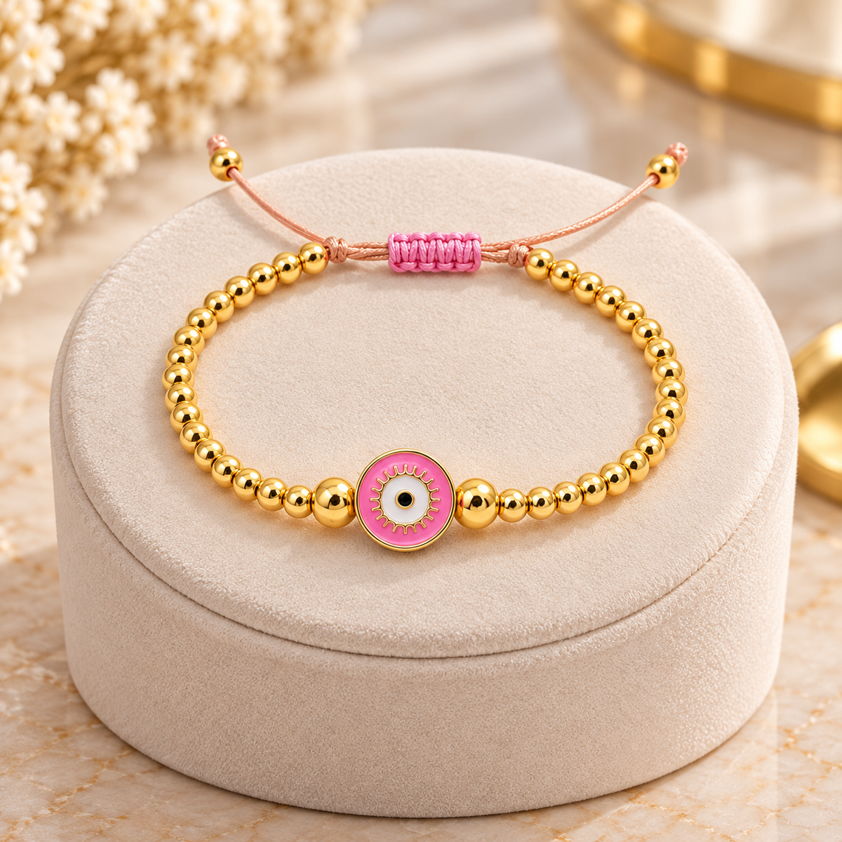 Vintage Evil Eye Eye Copper Bracelet