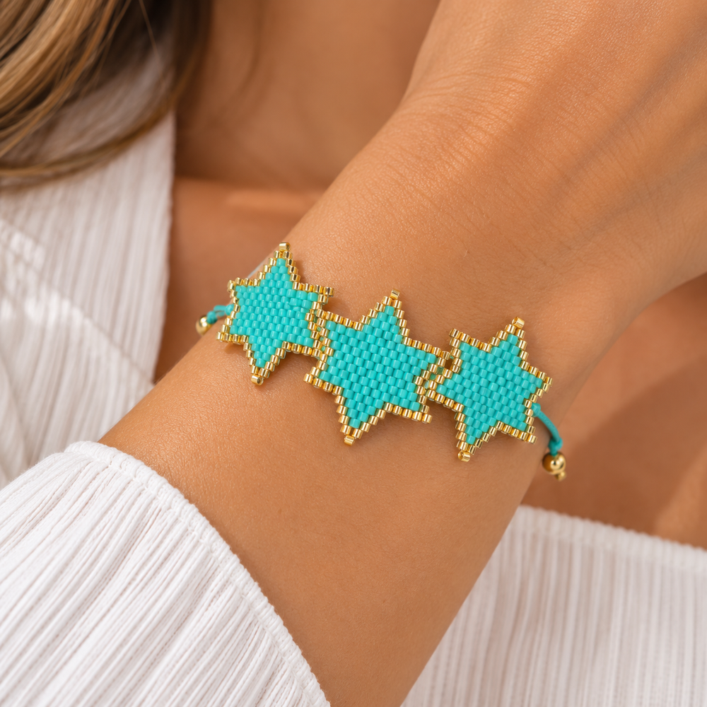 Bohemian Glass Bracelet
