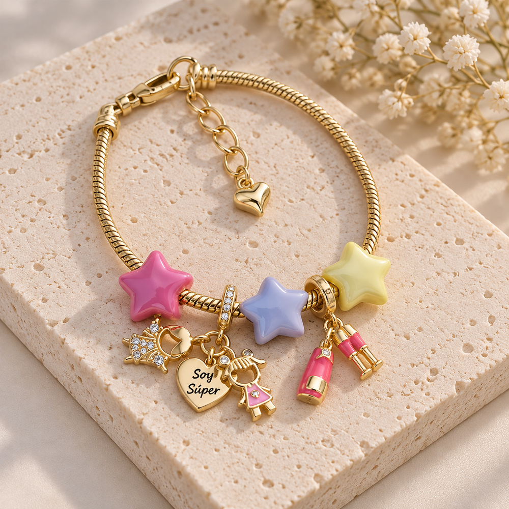 Heart Copper Zircon Bracelet