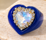 Chunky Rectangular Resin Ring