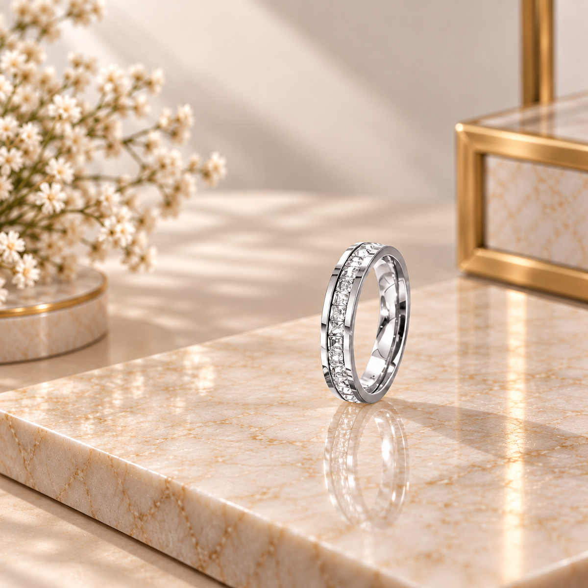 1 PC Luxury Sparkling Ring