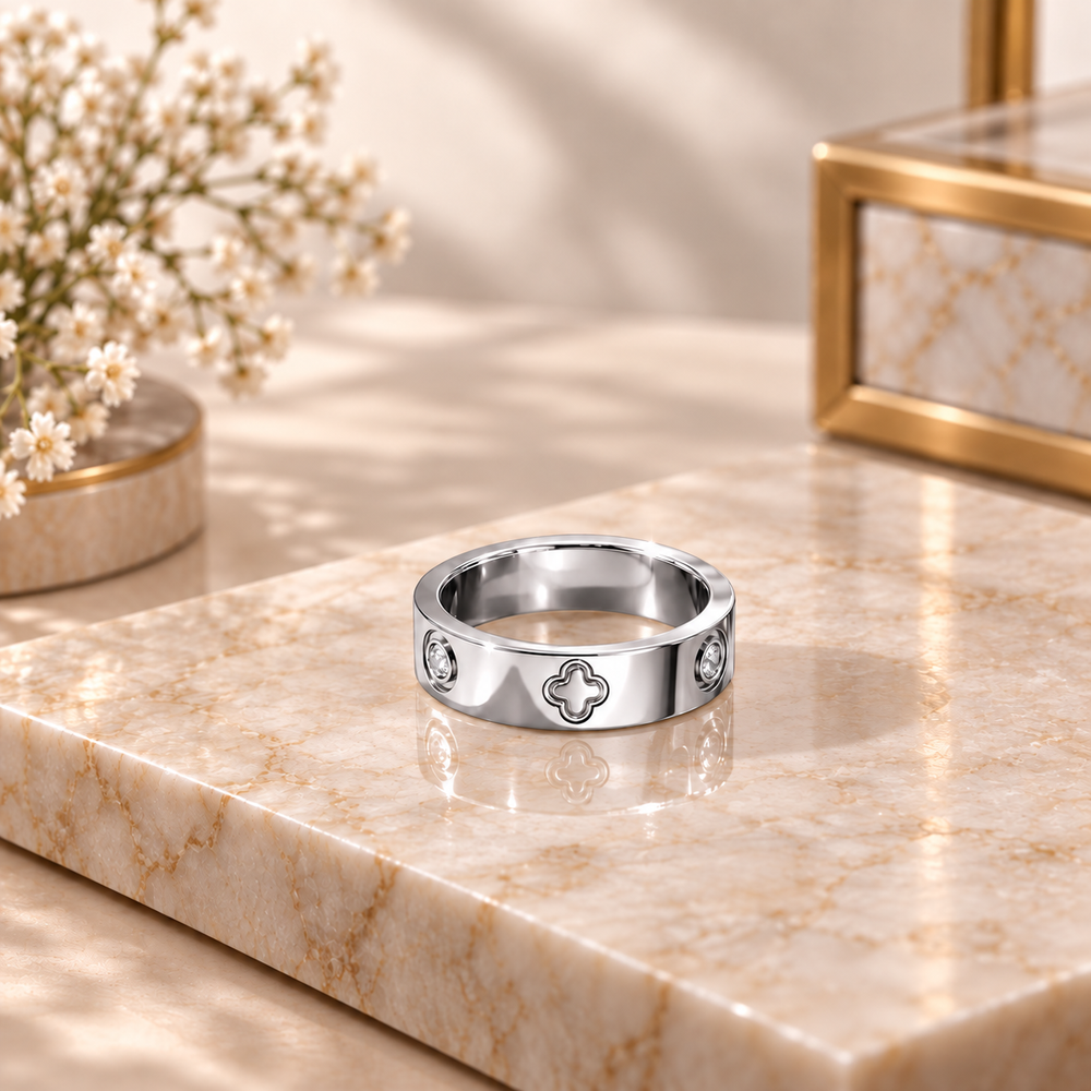 1 PC Luxury Sparkling Ring