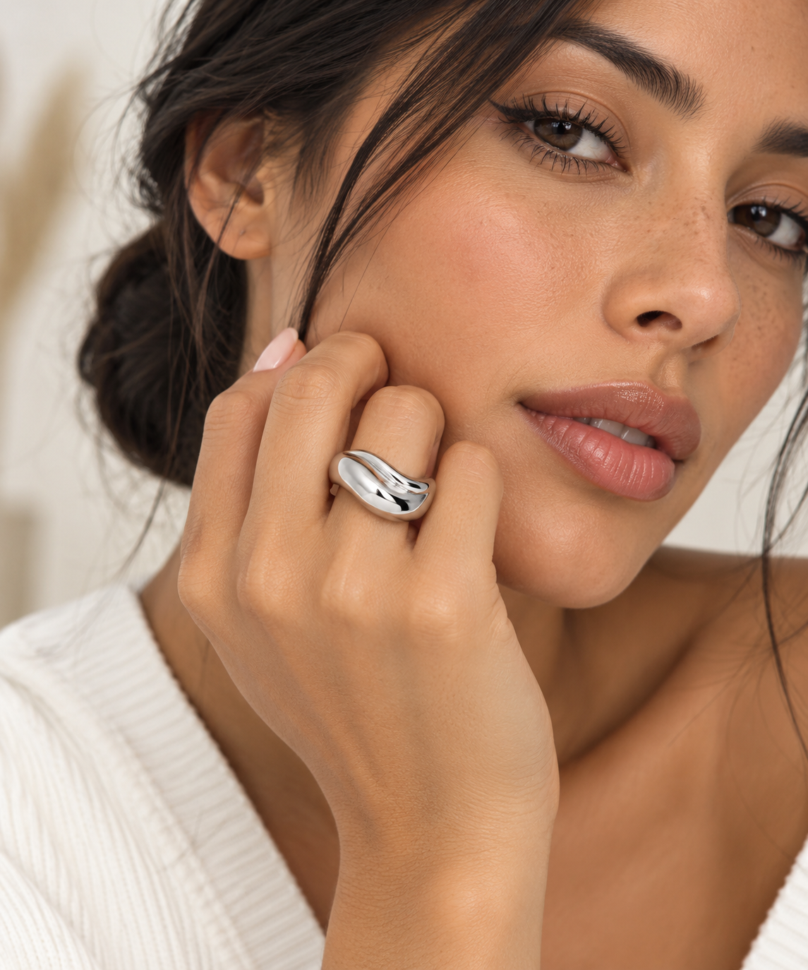 18K Gold Plated Unique Designer  Ring