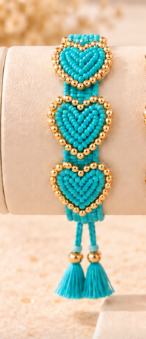 Adjustable Heart Bracelet