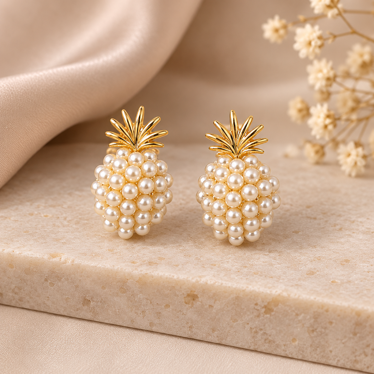 Pineapple Stud Earrings